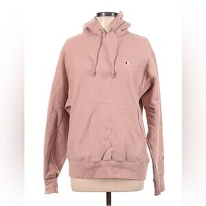 Light pink champion hoodie.